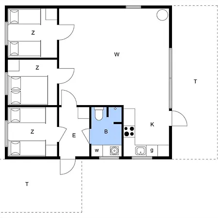 6681-allinge-brunekulvej-2-g 펜션 알링에